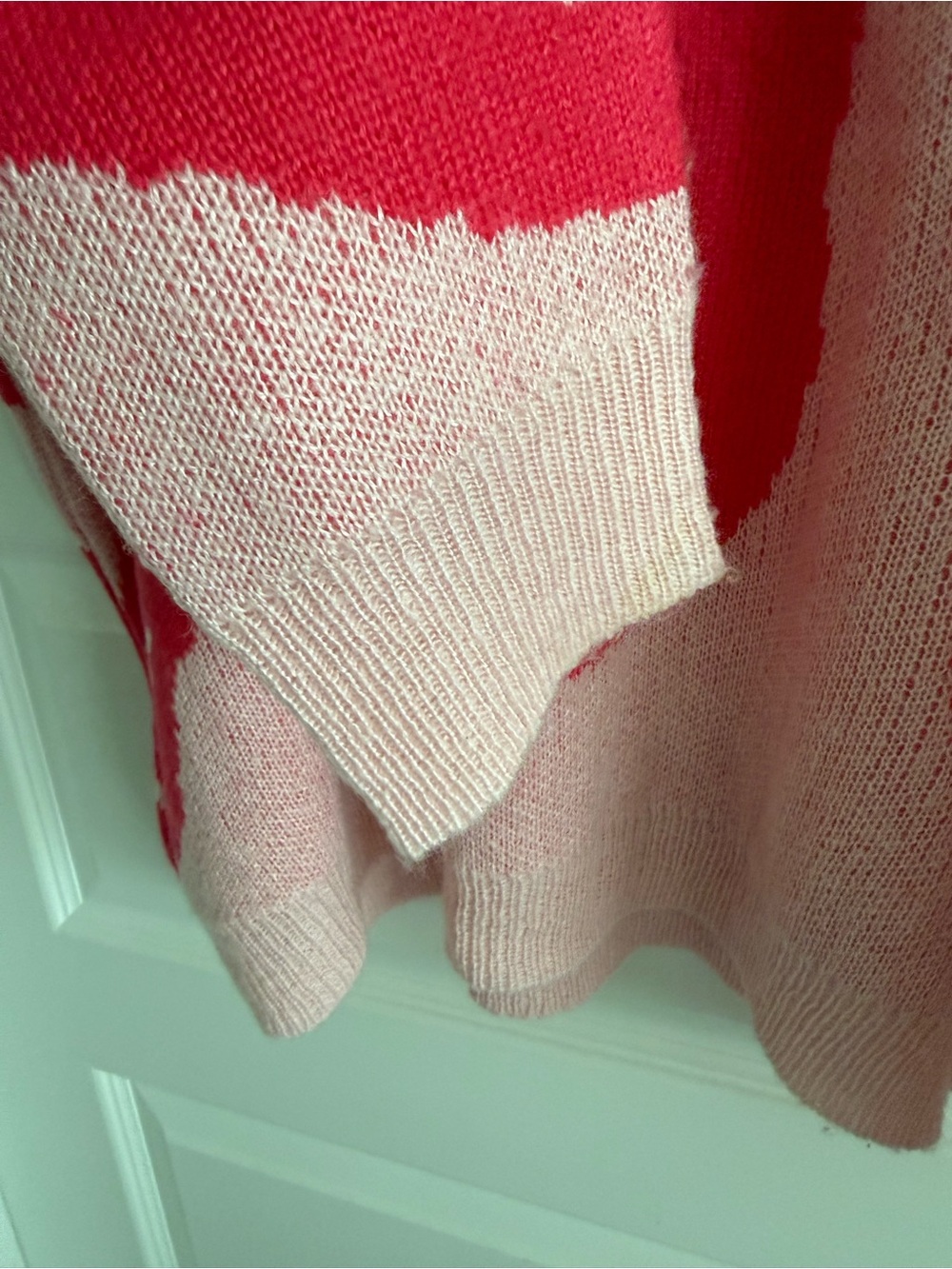 Altar'd State Pink & Hot Pink Smiley Crewneck Sweater - Picture 4 of 6